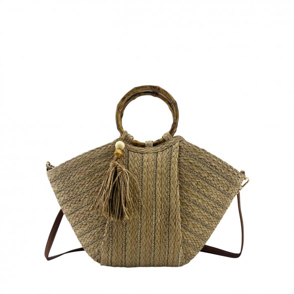 Bolso Capazo Rafia 